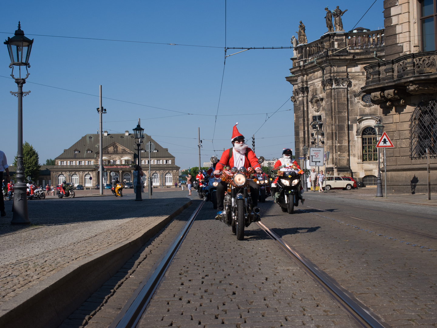Bikerweihnacht in Dresden