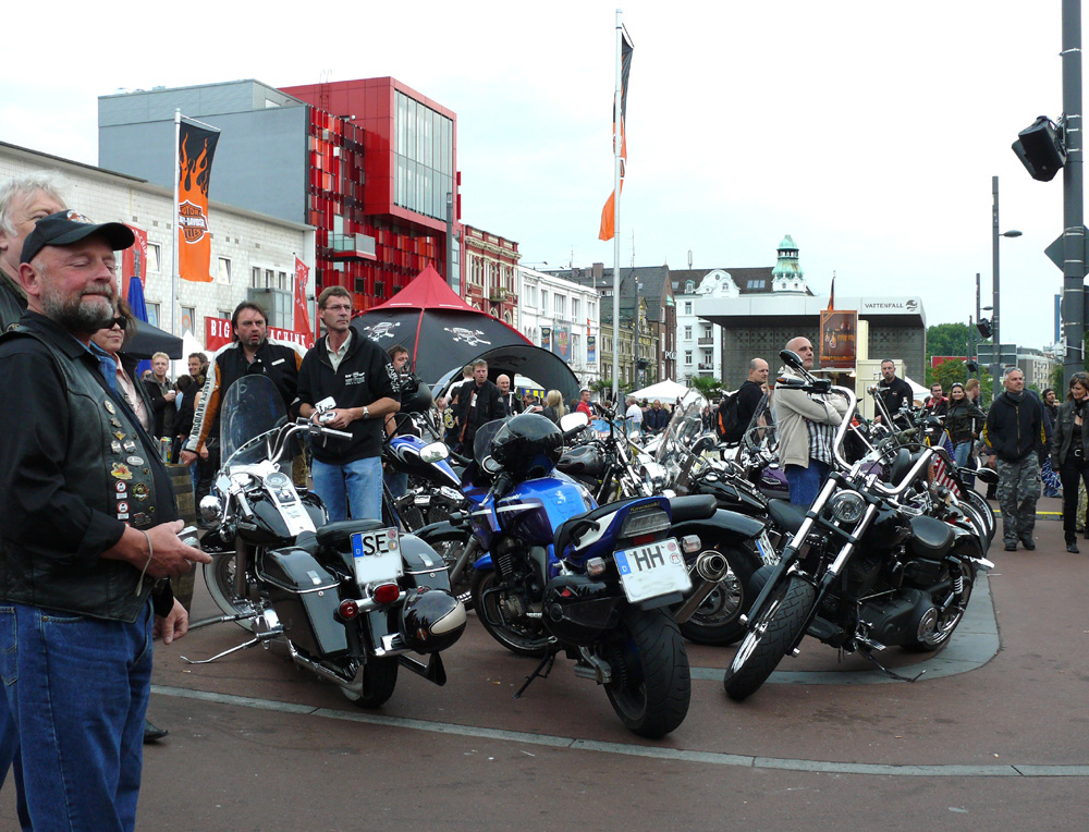 Bikes auf St Pauli