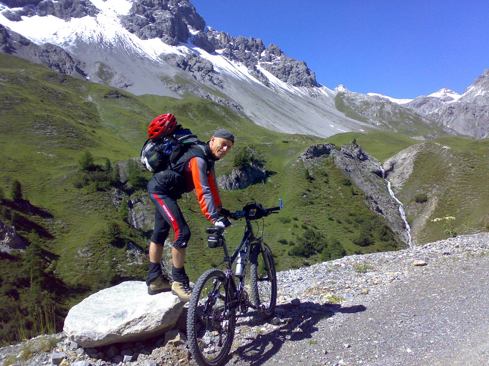 Biketour in den Alpen