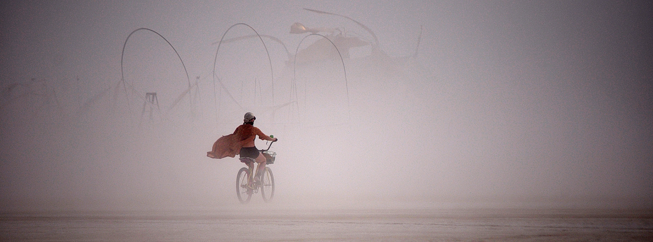 Biking in Black Rock City