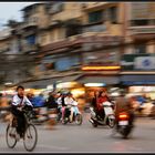 Biking in Hanoi...