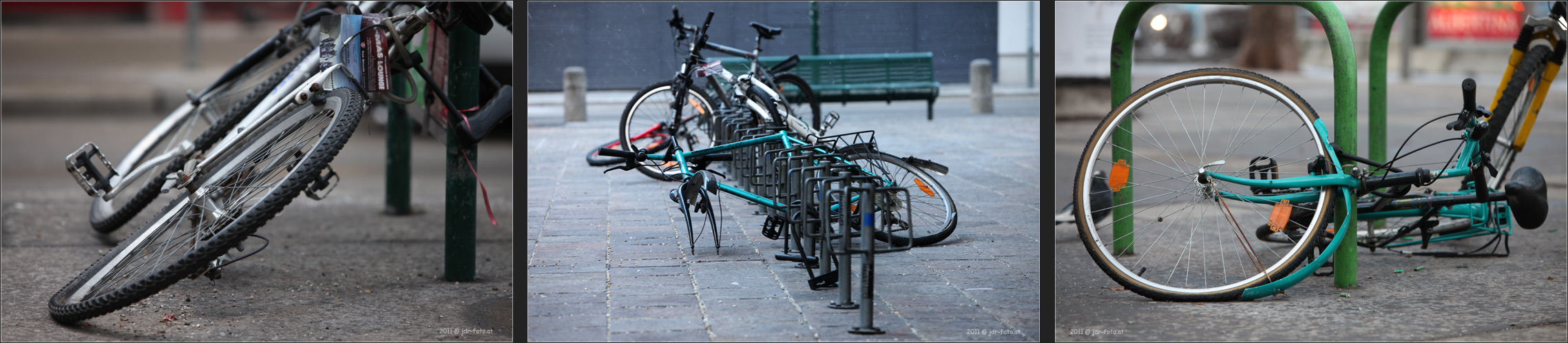 biking in the city