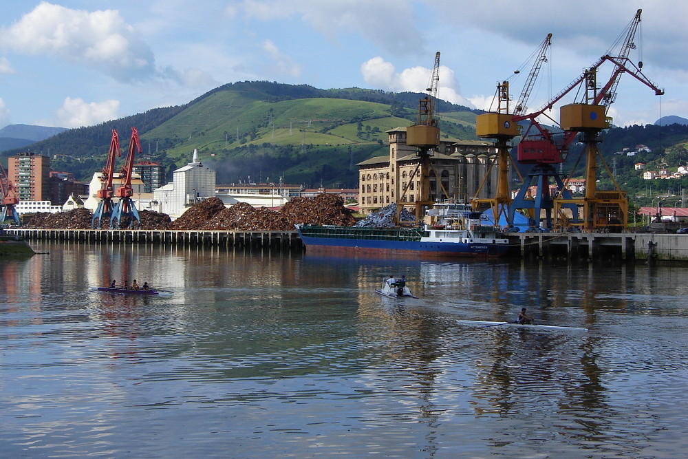 Bilbao docks; Northern Spain.