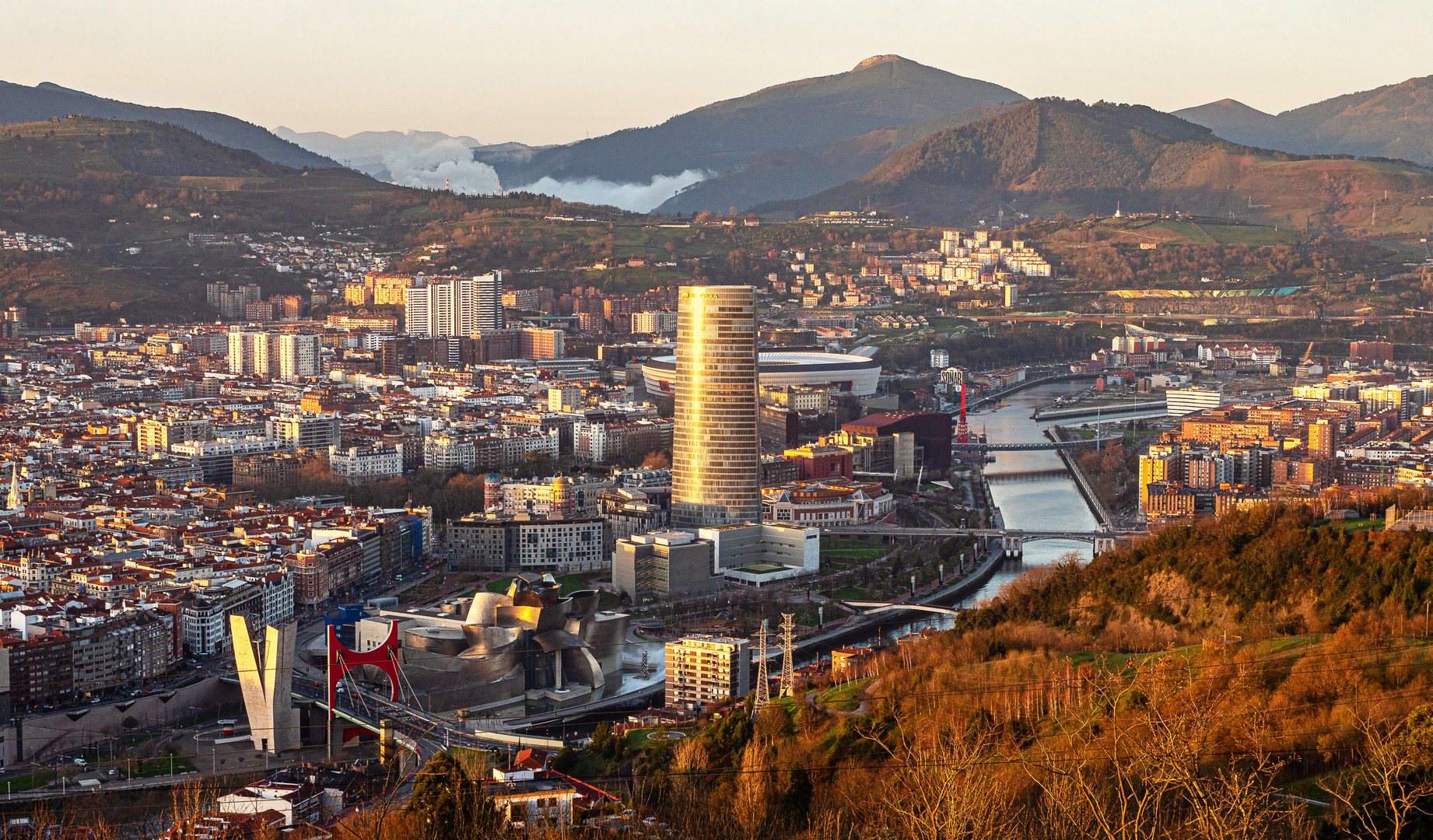 Bilbao. Mirador del Monte Artxanda.