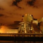 Bilbao's Guggenheim Museum @ night