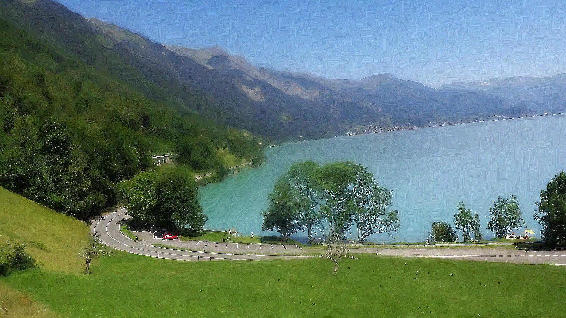 Bilck über denn Brienzersee