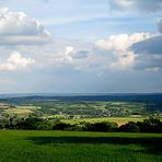 Bild 1 Auf der Heimfahrt: "Sicht auf die Ardennen - Belgien im September 2012."