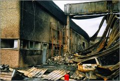 Bild 1. Großbrand VOG Ingelheim 1992
