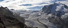 Bild 1 Hohtälli bis MonteRosa aus einem 360 Grad Panorama herausgelöst mit 5 weiteren Bildern