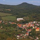 Bild 5 Wanderung Ostry und der erste schöne Blick auf Milesov ... 