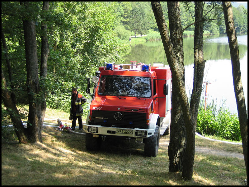 Bild-9 Brandt einsatz in Saarbrücken Burbach