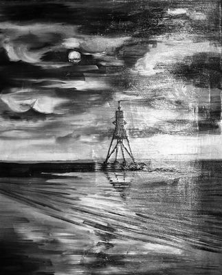 Bild gemalt - Bin heute Abend im Rathaus Peter 