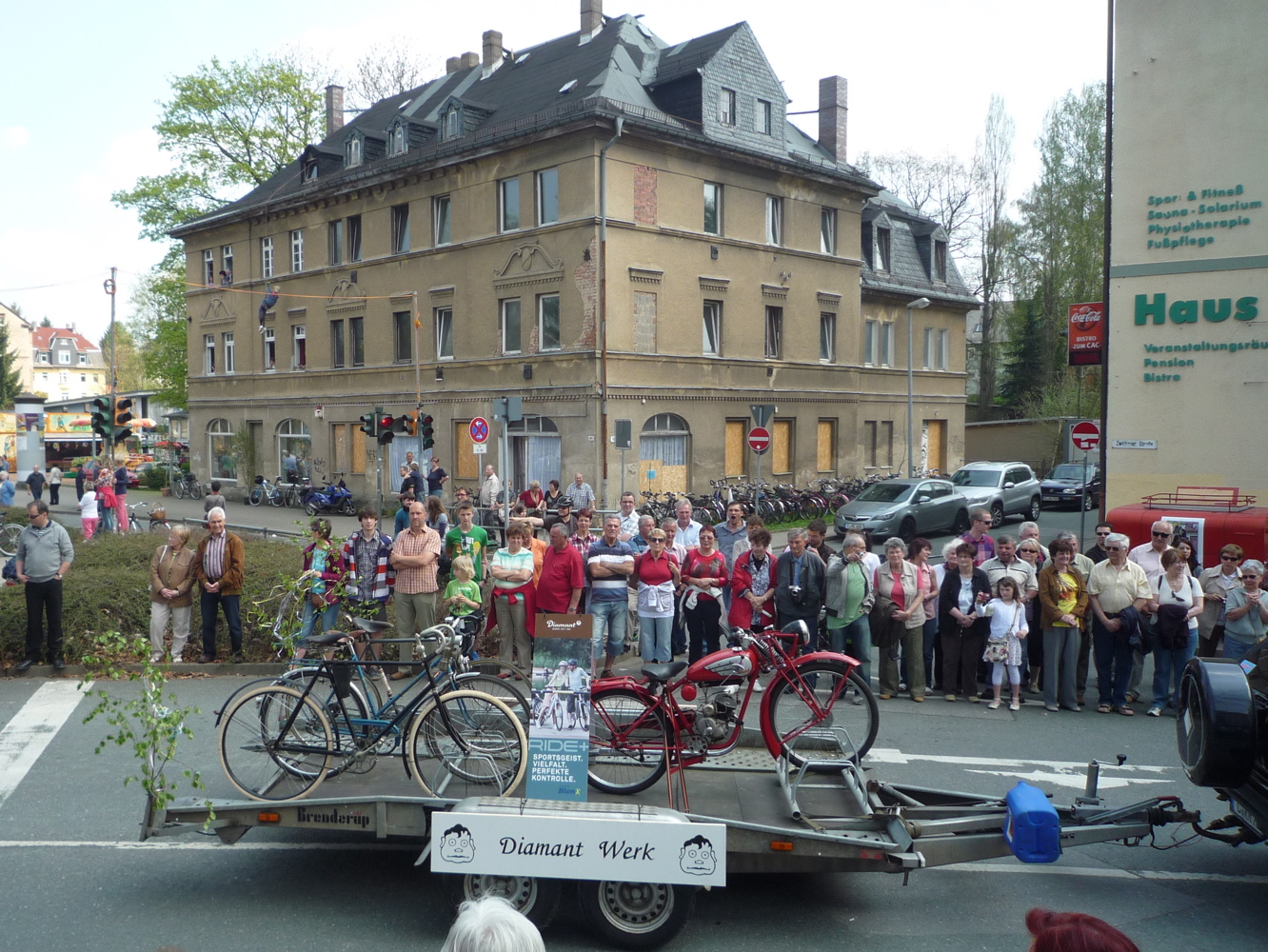 Bild im Festumzug Diamant-Fahrrad-Fabrik