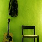 Bild mit Gitarre #4 in Grün