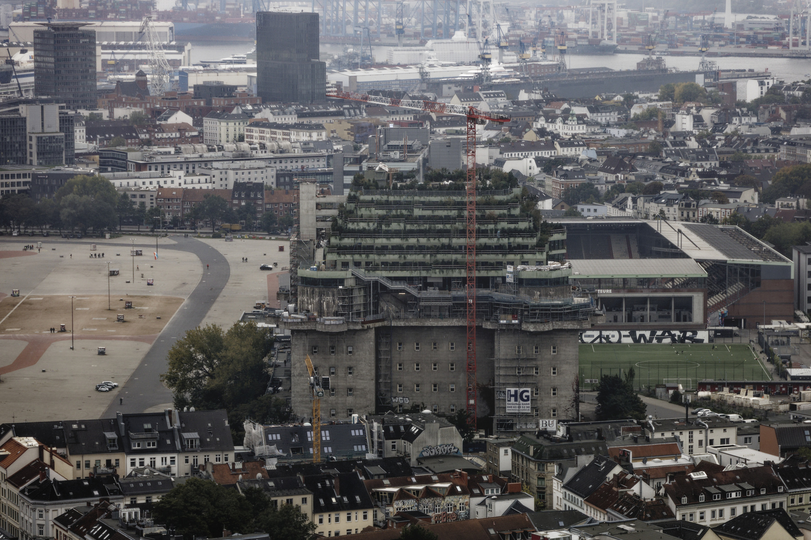 Bilder aus dem Hamburger Fernsehturm, Besichtigung 2023