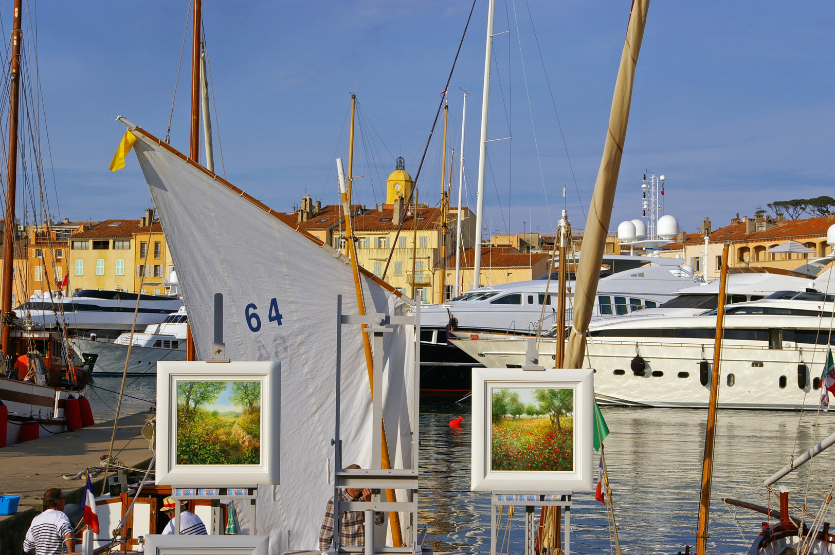 Bilder im Hafen von Saint Tropez