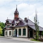 Bilder meiner Stadt  -  Kassel  3       Stationsgebäude  der Linie 1 am Bergpark Wilhelmshöhe 