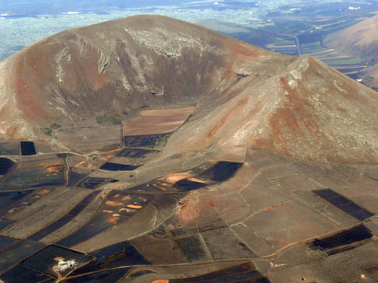 Bilder vom Helicopterflug auf Lanzarote