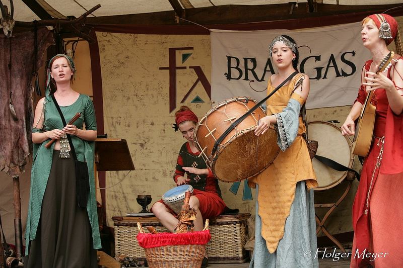 Bilder von der böhmischen Mittelalterband Braagas 1
