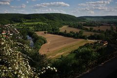 Bilderbuchlandschaft im Saaletal bei Dorndorf