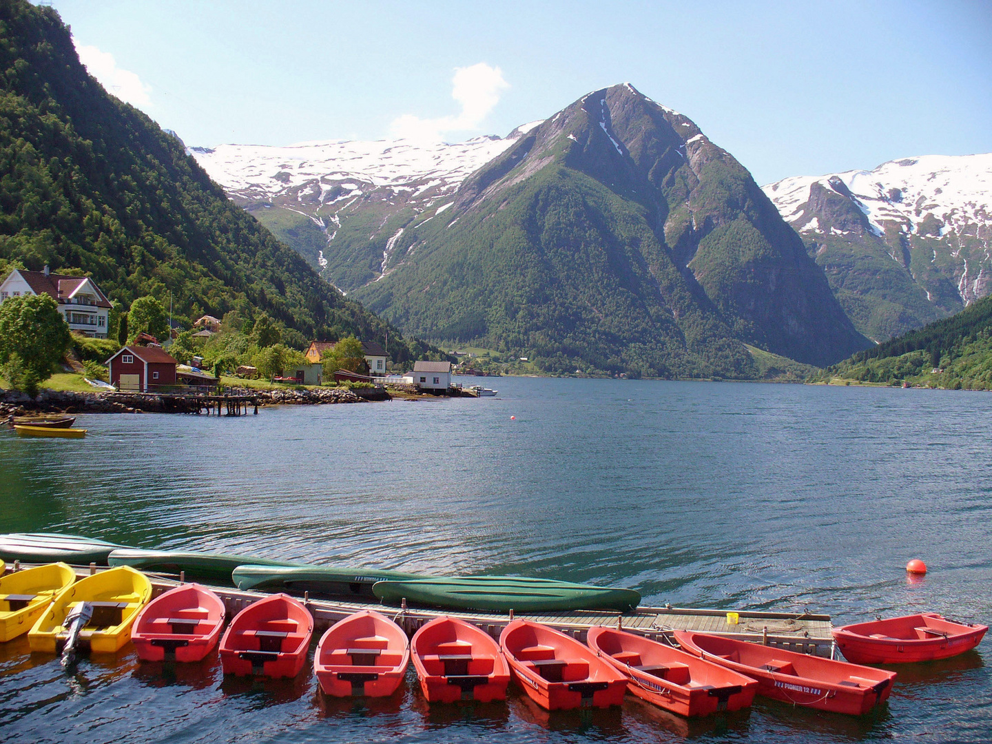 Bilderbuchsommer am Sognefjord