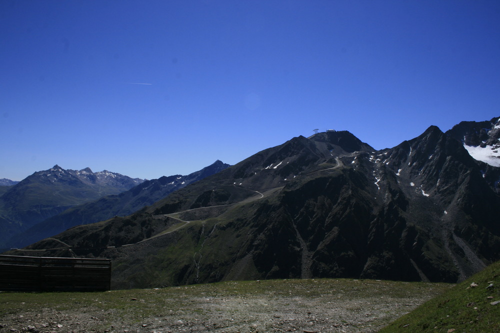 Bilderbuchwetter über den Alpen