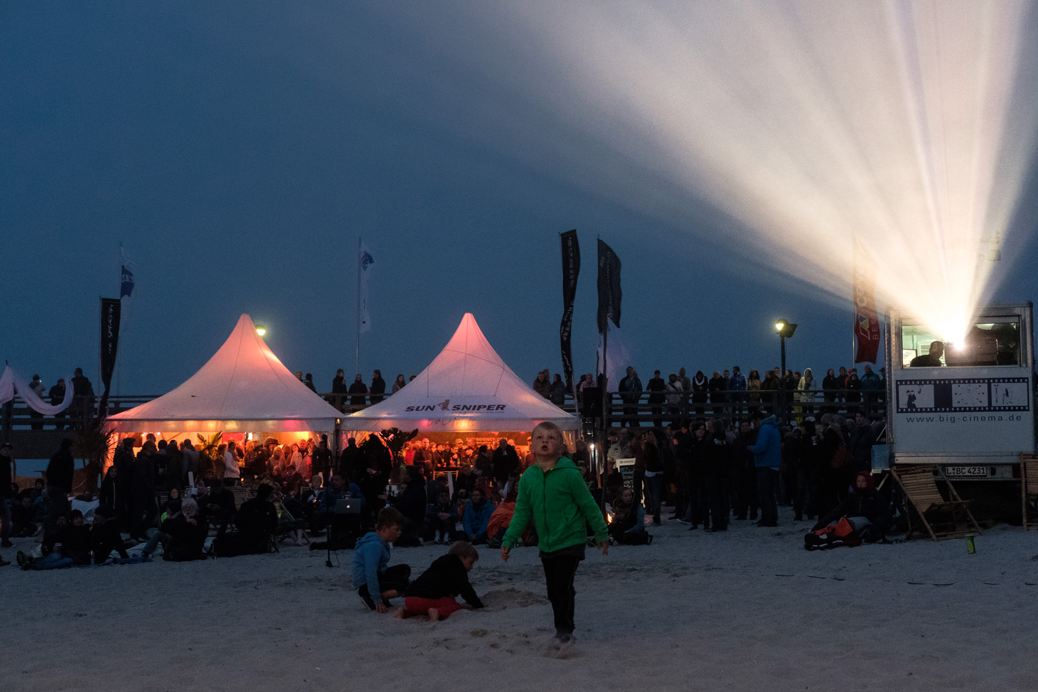 Bilderflut am Strand