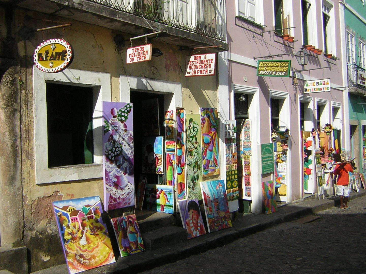 Bildermarkt in Salvador de Bahia - Brasilien