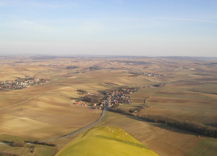 Bildschönes Weinviertel, vom Modellflugzeug fotografiert