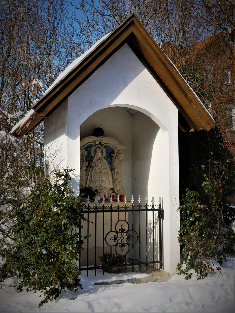 Bildstock in Münster - Gruß zum ersten Adventswochenende