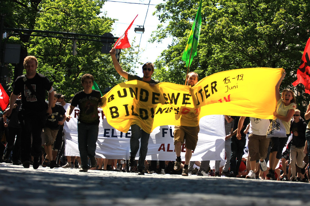 Bildungsstreik in Augsburg