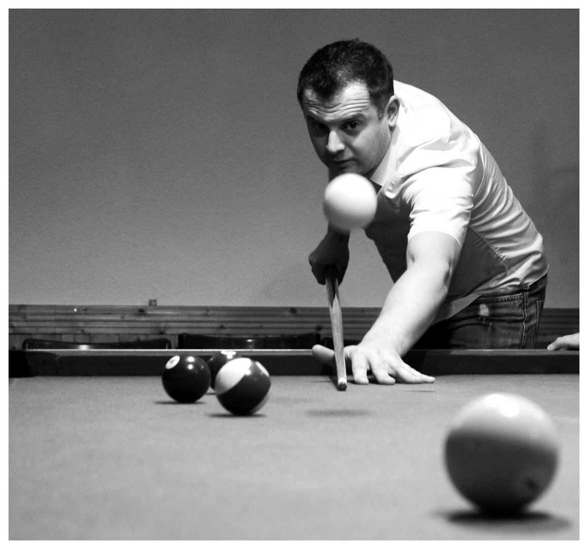 billard, der zweite versuch.............. .