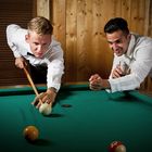 Billard-Match unter Freunden