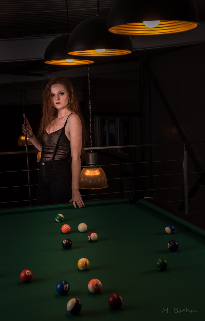 Billard mit Paula