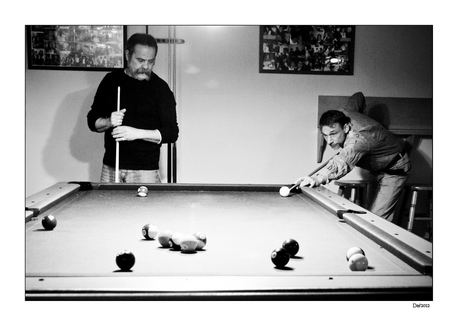 ... Billard Spieler ...