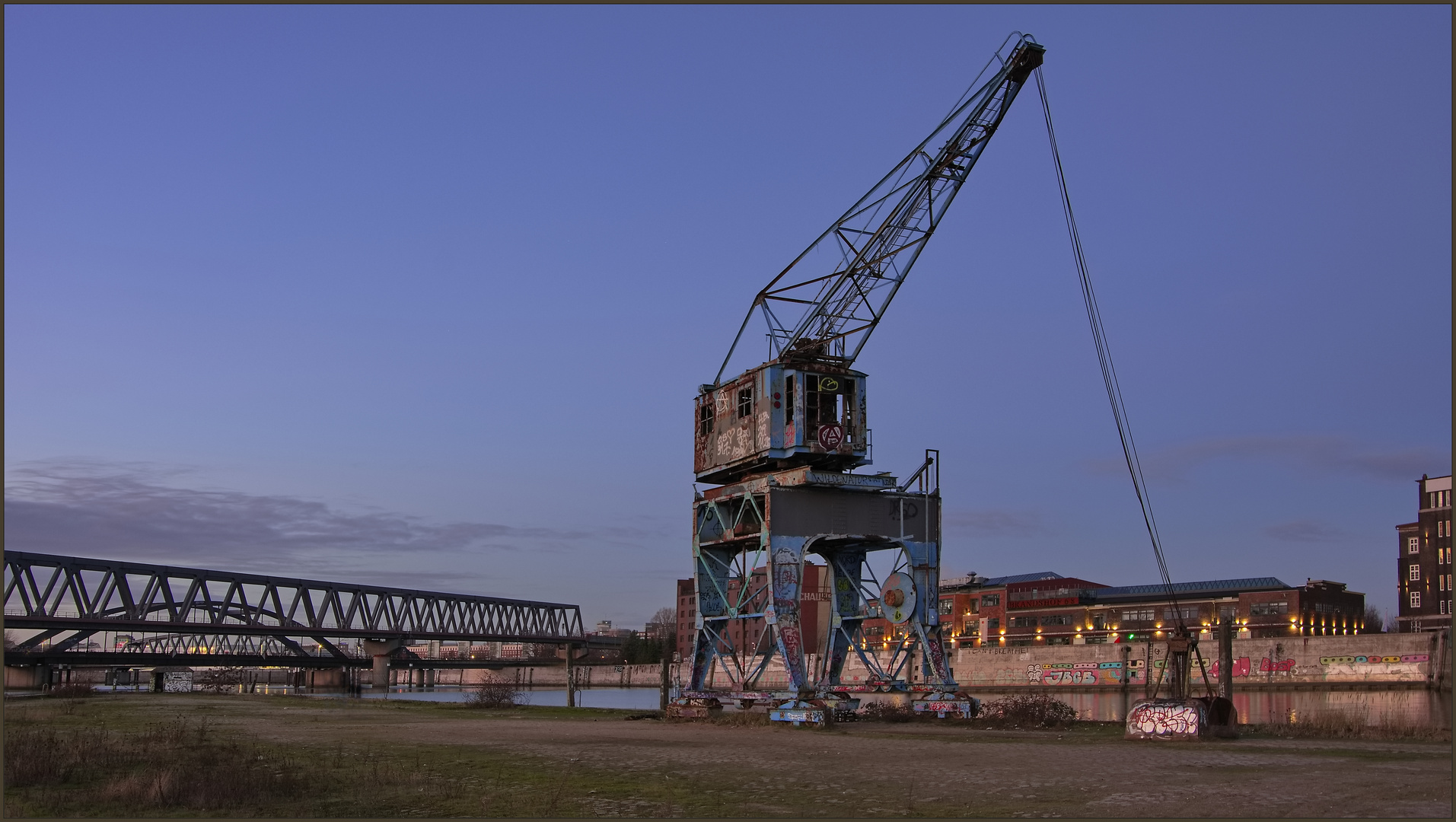 Billhafen Löschkran