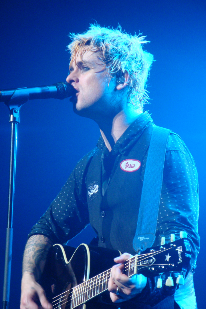 Billie Joe Armstrong, Sänger der Band Green Day