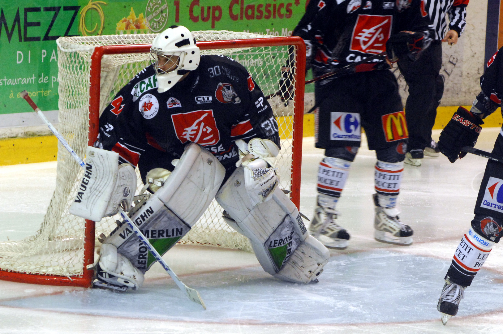 billy thomson ,goalie from amiens (francia)