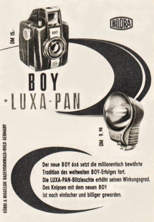 bilora boy - werbeblatt für LUXA PAN