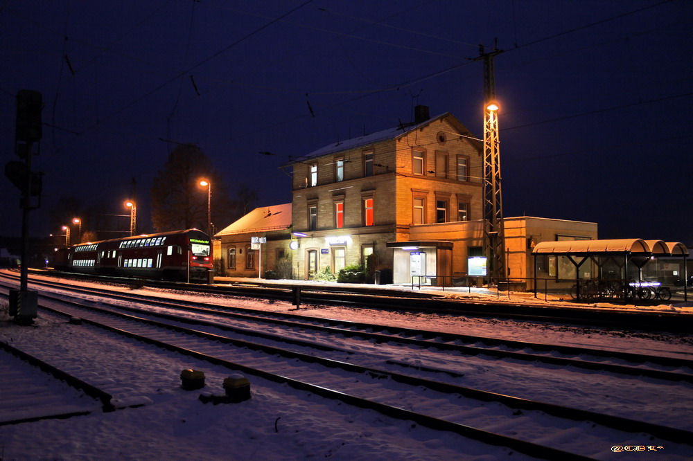 Bimmel-Bahn in der Nacht