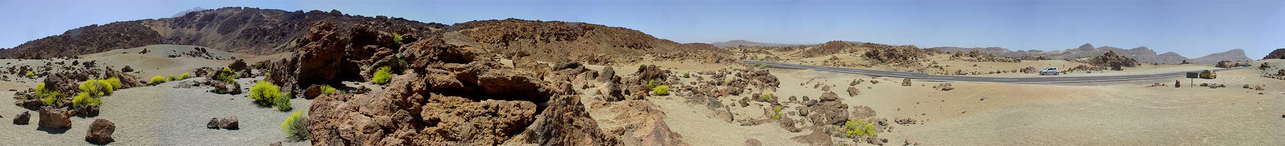 Bimssteinfelder der Montana Blanca - Teneriffa 360 Grad