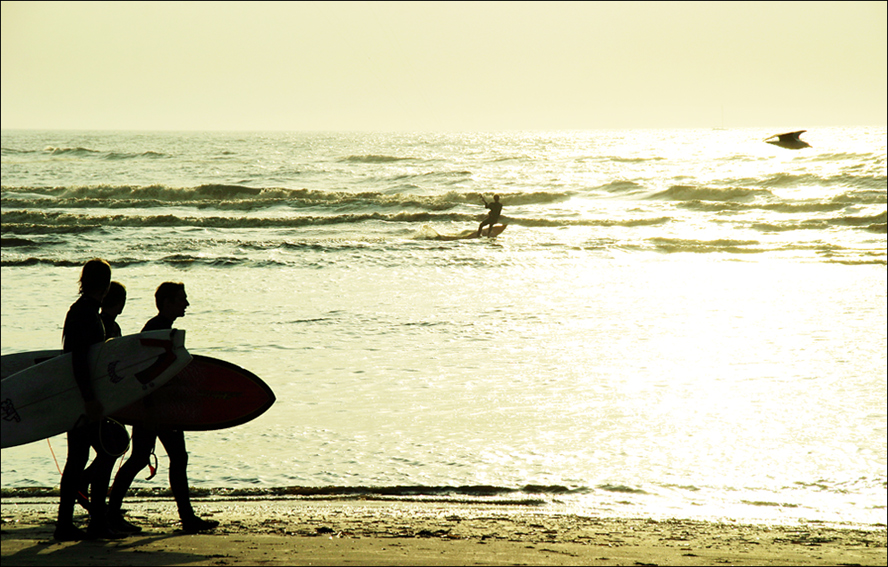 ...bin dann mal am Meer...