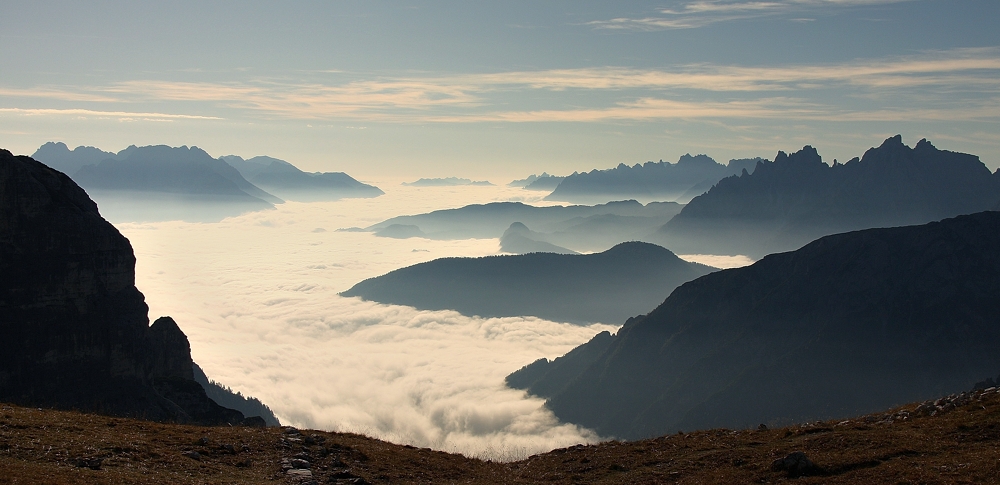 Bin in Gedanken mal wieder in Sextener Dolomiten unterwegs, Morgenstimmung an der...