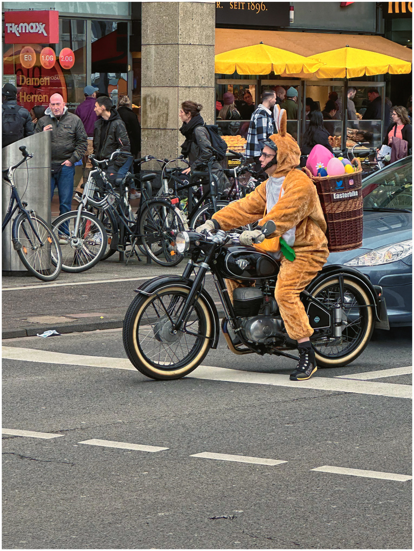 Bin schon als Osterhase unterwegs zu Euch 