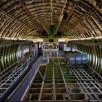 Bin wieder gelandet. Im Bauch des Riesenvogel Boeing 747 bekommen die Besucher des...