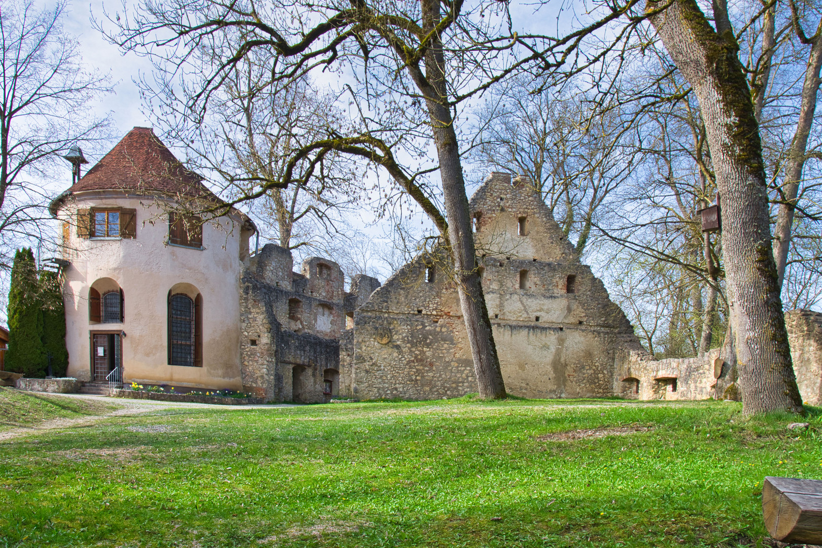 Bingen, Hohenzollern Burgruine Hornstein 01