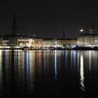 Binnen Alster bei Nacht