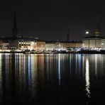 Binnen Alster bei Nacht