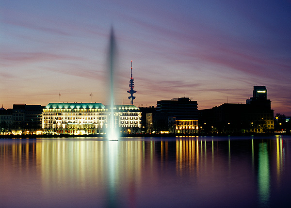 Binnenalster am Abend