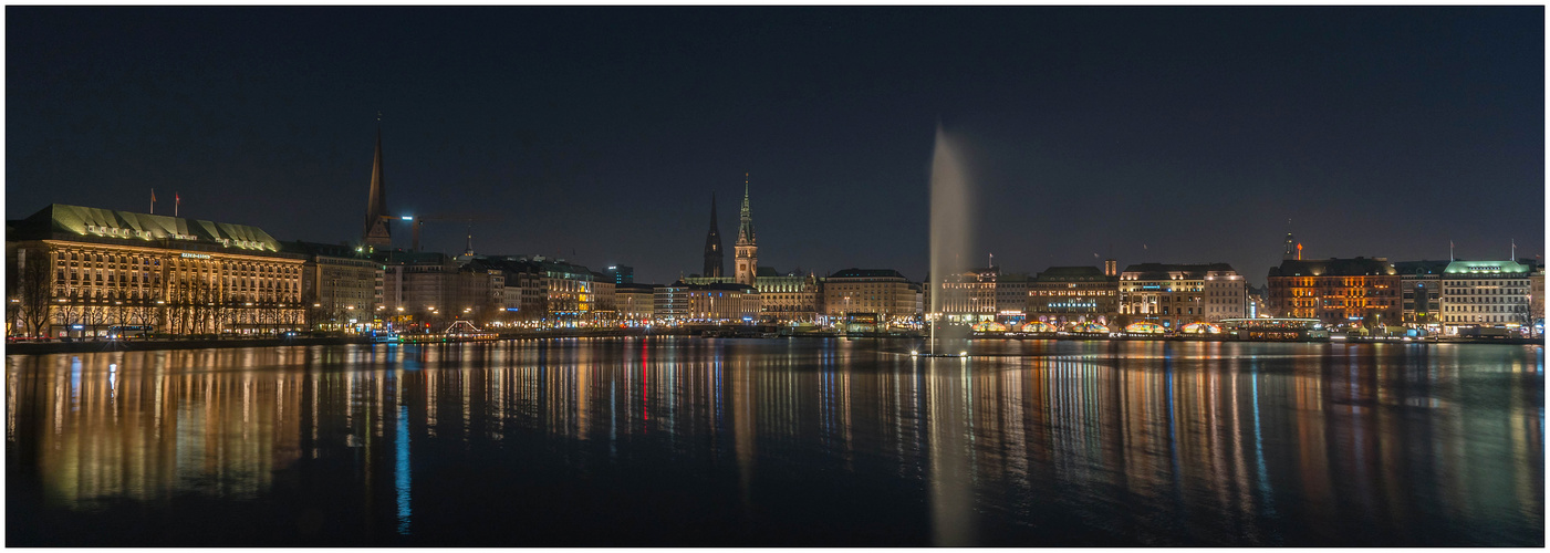 Binnenalster am Abend